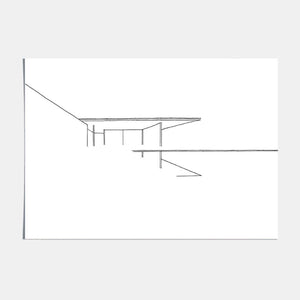 Kunstplakat - Barcelona-Pavillon - 01