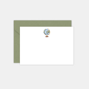 Set de Cartes et Enveloppes - Mappemonde