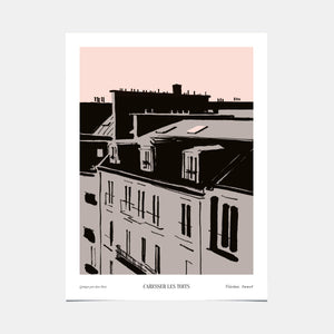 Affiche Caresser les toits - Frederic Forest