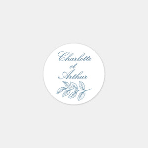 Stickers personnalisés toile de Jouy - 48ex