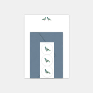 Set de papiers à lettre - Pigeons