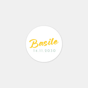 Stickers personnalisés prénom pop - 48ex