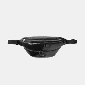 Sac banane matelassée - Glossy noir