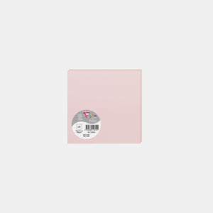 Carte 135x135 velin 210g rose Pollen