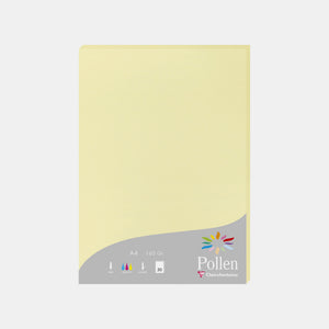Feuille A4 velin 160g jaune canari Pollen
