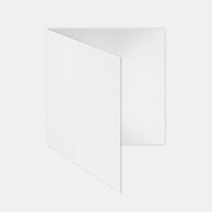Vorgefaltete Karte 145x290mm naturweiß gerippt