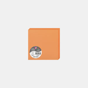 Carte pré pliée 135x270 velin 210g orange clémentine Pollen