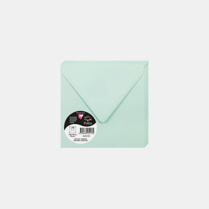 Enveloppe 140x140 velin 120g vert jade Pollen