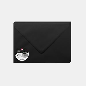 Enveloppe 162x229 velin 120g noir Pollen