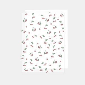 A4-Blatt bedrucktes Transparentpapier 90g Kirschen