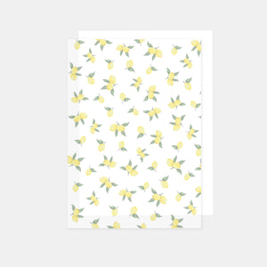 A4-Blatt bedrucktes Transparentpapier, 90 g, Zitronen
