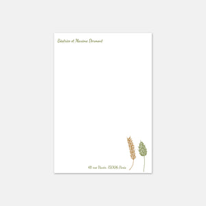 Briefpapier - A5 Trockenblumen