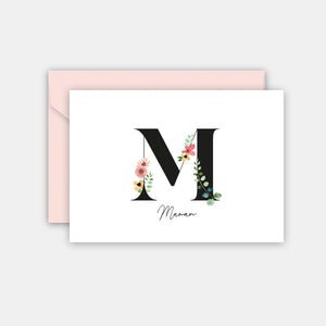 Muttertagskarte – M für Mama