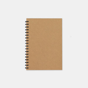 Notizbuch aus recyceltem Kraftpapier, 105 x 155 linierte Seiten