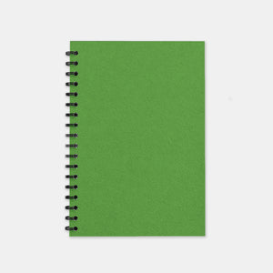 Carnet recycle vert anis 148x210 pages lignées