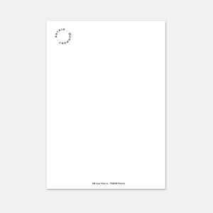 Briefpapier – A4 Modern Circle