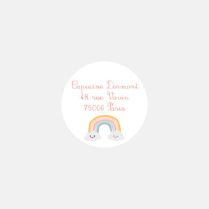 Stickers personnalisés correspondance kawaï - 48ex