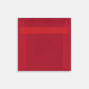 Enveloppe 160x160 mm calque rouge