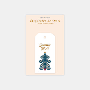 Weihnachtsmann-Etiketten – 10 Stück