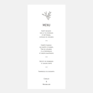 Shellfish Wedding Menu