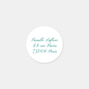 Stickers personnalisés naissance traditionnel - 48ex