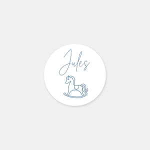 Stickers personnalisés naissance jouet - 48ex