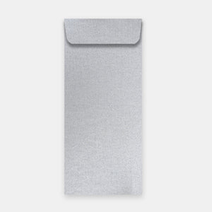 Pouch 115x324 mm metallic silver
