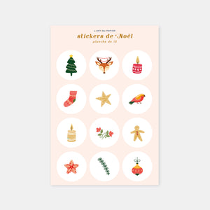 Weihnachtsmann-Aufkleber