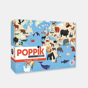 Lernpuzzle 500 Teile Tiere