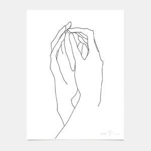 Hands of Love Kunstdruck in limitierter Auflage – 01