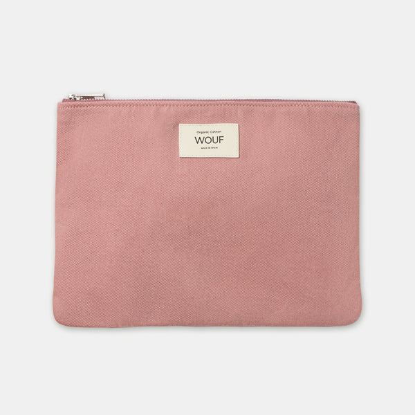 Large organic cotton pencil case - Sunrise