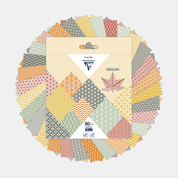 Origamipapier 15x15 cm - Herbst - 60 Blatt