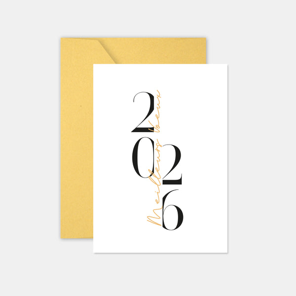 Greeting card 4 navy blue