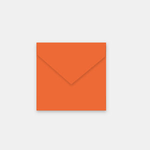 Enveloppe 120x120 mm velin orange