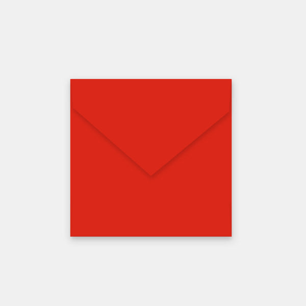 Umschlag 140x140 mm rotes Pergament
