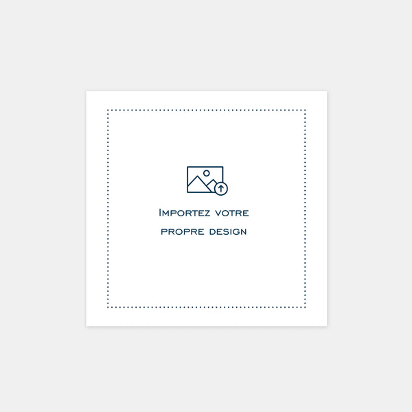 Customizable square envelope