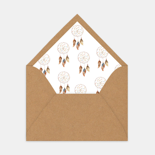 Doublures enveloppes dreamcatcher