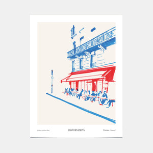 Affiche Conversations - Frederic Forest