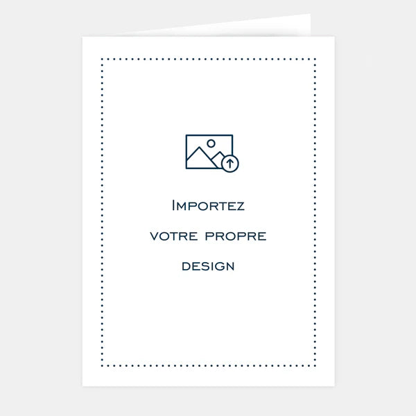 Carte livret A5 210x297 mm à personnaliser