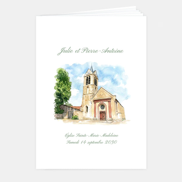 Livret de mariage au domaine - 8 pages + couverture