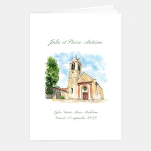 Livret de mariage au domaine - 8 pages + couverture