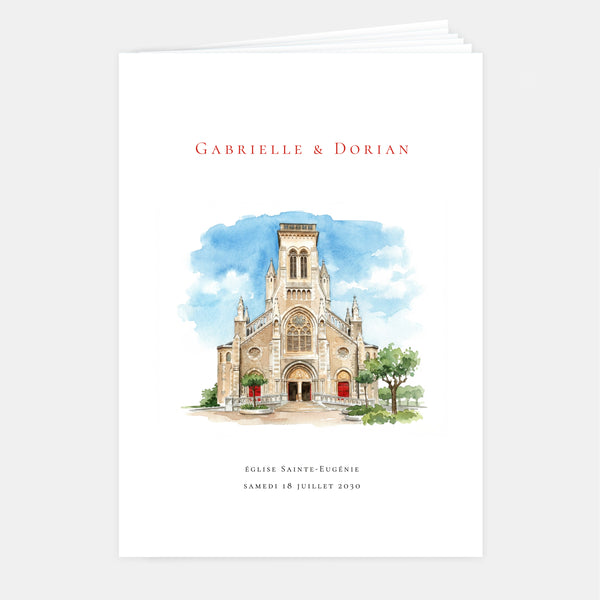 Livret de mariage au Pays Basque - 8 pages + couverture