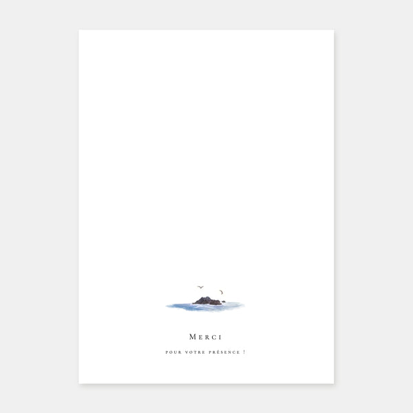 Livret de mariage mer aquarelle