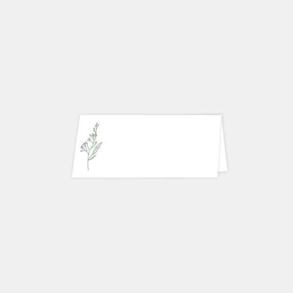 classic rustic place card