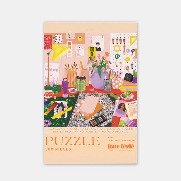 Puzzle du feutre sur les mains - 500 pièces