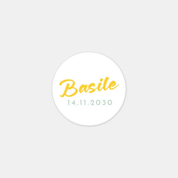 Stickers personnalisés prénom pop - 48ex