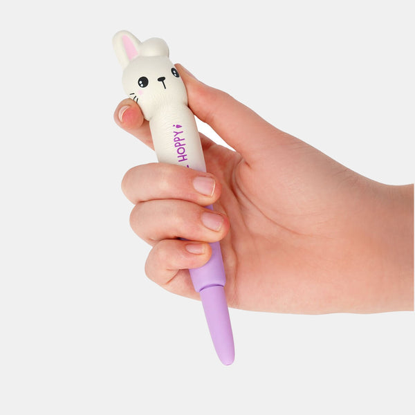Stylo à encre gel antistress - Lapin