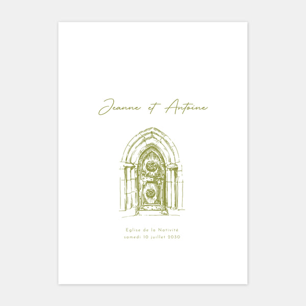 Livret de mariage gravure vignoble