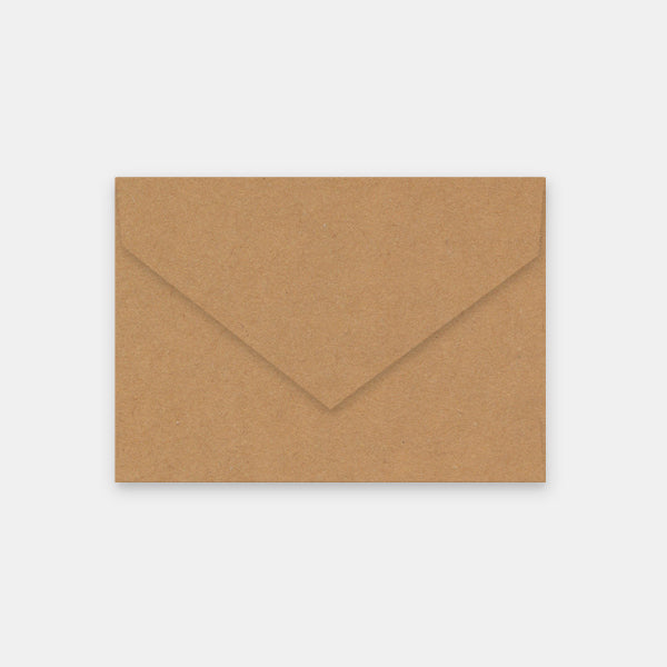 Enveloppe 114x162 mm kraft test