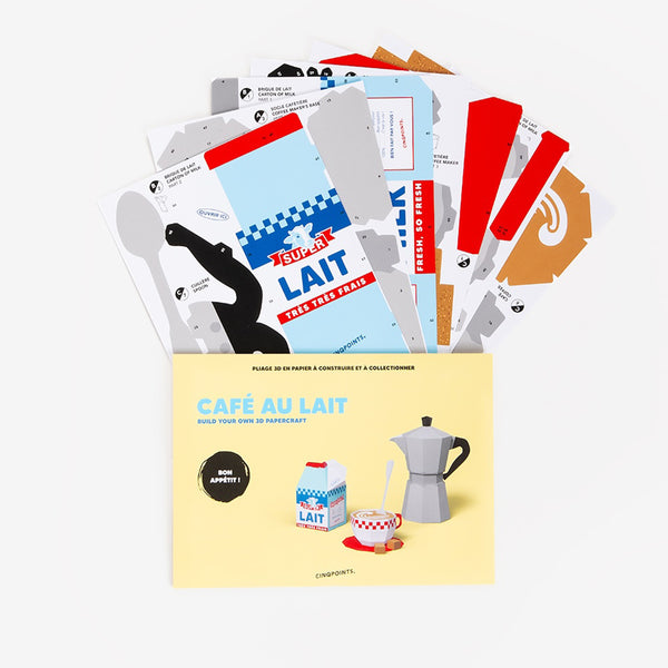 3D-Papiermodell - Café au Lait